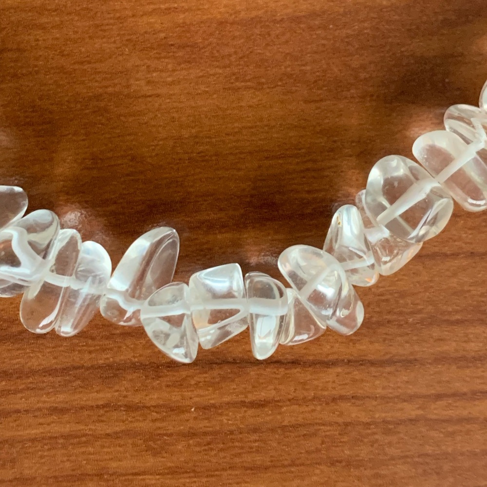 Clear Quartz Crystal Necklace - image 2